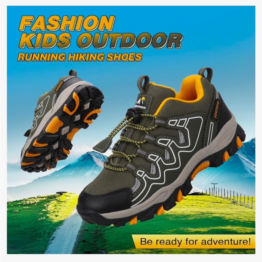 UOVO Boys Shoes Boys Tennis Running Sneakers Waterproof Hiking